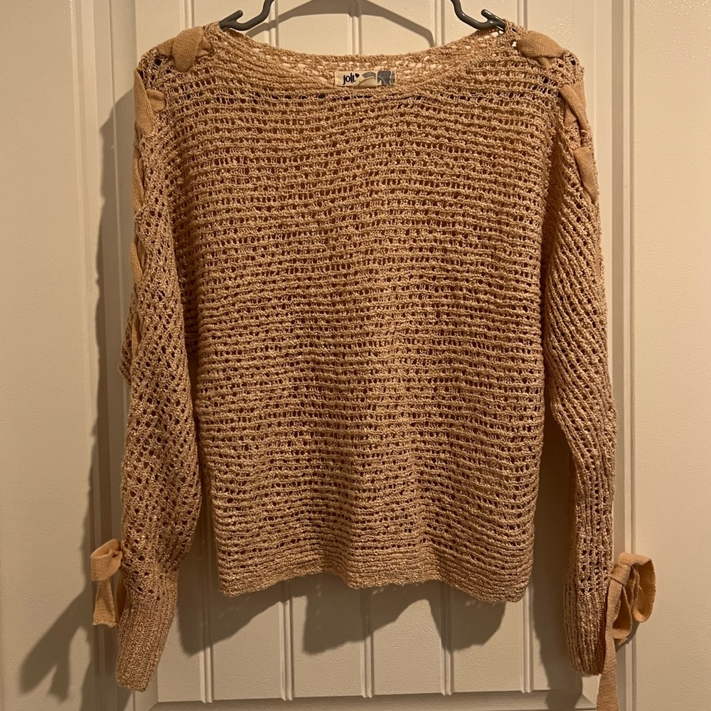 Light pink knit sweater